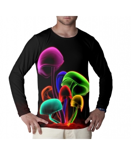 Colorful Jellyfish longsleeve t-shirt