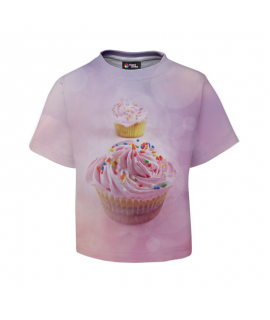 Bokeh Cupcake T-shirt for kids