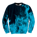 Blue Flames Sweater